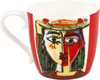 Könitz Picasso Femme Au Chapeau Becher, Tasse, Kaffeetasse, Bone China, Frau mit Hut, 415 ml, 11 2 057 1991