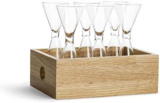Schnapsglas Set mit Holzbox 7tlg.