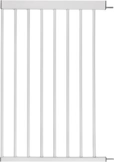 Schutzgitterverlängerungen von BOMI | Größen: 10-70 cm | Ansteckmodul aus Metall in Weiss | Links oder Rechts an das Klemmgitter angesteckt | Schnelle & Einfache Anbringung | 50 cm Verlängerung
