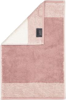 CAWÖ Gästetuch - Luxury Home, C Two-Tone, Walkfrottier Magnolie 30x50cm