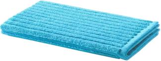 Handtuch Baumwolle Line Design - Farbe: Türkis, Größe: 30x50