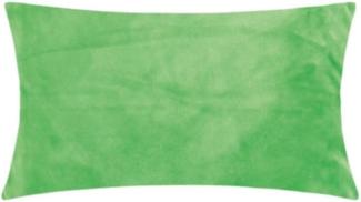 Pad Kissenhülle Samt Smooth Lime Green (25x50cm) 10424-G65-155