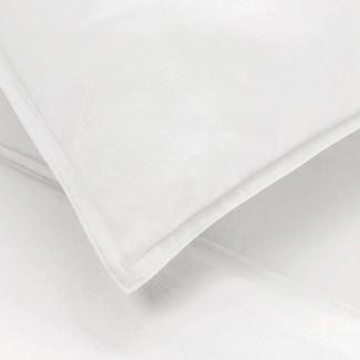 Traumschlaf Uni Single Jersey Kissenbezug Eschle 2-er Pack | 2x 40x80 cm | white