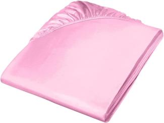 Fleuresse Mako-Satin-Spannlaken colours pink 4070 100x200