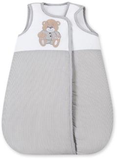 Baby Schlafsack Winterschlafsack/Sommerschlafsack für Jungen und Mädchen 70cm, Modelle:Memi Grau