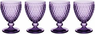 Villeroy & Boch Boston Coloured Wasserglas 400 ml Lavender 4er Set - A