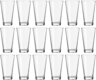 LEONARDO HOME 021918 Trinkglas Ciao 18-er Set, Wasserglas, Saftglas, Longdrinkglas, Becher, Glas