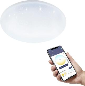 Eglo 900001 LED Deckenleuchte TOTARI-Z weiss H:7 Ø:38cm dimmbar 2700-6500K mit Connect-Z Funktion