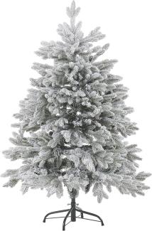 Künstlicher Weihnachtsbaum schneebedeckt 120 cm weiß FORAKER