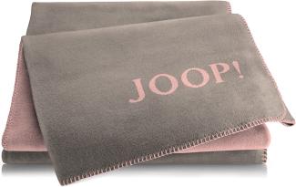 JOOP Uni Doubleface Wohndecke | 150x200 cm | Taupe-Rose