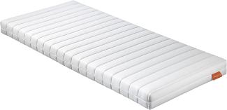 sleepling 193836 Rollmatratze Gästematratze Basic 30 | Komfortschaum Matratze | Made in EU | Bezug waschbar | Ökotex 100 | Härtegrad 2 | 100 x 200 x 13 cm, weiß