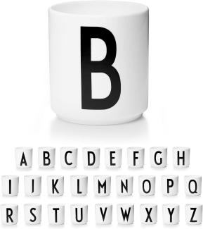 Design Letters Porzellan Kaffeetassen A-Z Weiß | Kaffeetasse | Geschenke für frauen, Männer | Verwendungals Zahnputzbecher, Teetasse | Dekorativ Design Tasse | Premium dekorativen Buchstaben becher