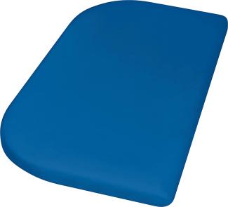 Playshoes Spannbetttuch Baumwolle für Seitenbett 89 x 51 cm blau