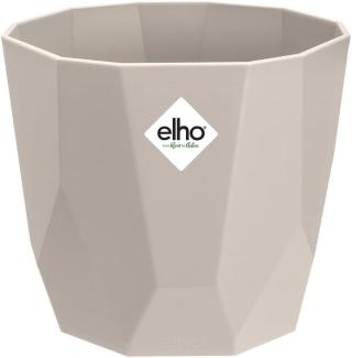 elho B. for Rock 14 - Blumentopf für Innen - Ø 14. 8 x H 13. 0 cm - Grau/Warmes Grau