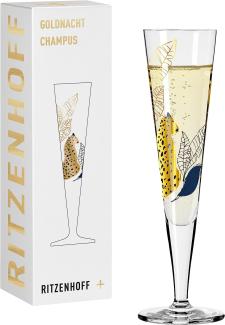 Ritzenhoff 1071033 Champagnerglas #33 GOLDNACHT Concetta Lorenzo 2023 in Geschenkbox