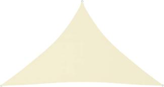 Sonnensegel Oxford-Gewebe Dreieckig 3,5x3,5x4,9 m Creme