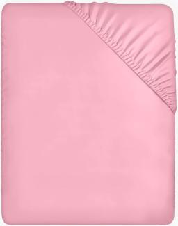 Utopia Bedding - Spannbettlaken 180x200cm - Rosa - Gebürstete Polyester-Mikrofaser Spannbetttuch - 35 cm Tiefe Tasche