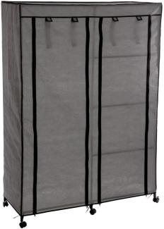 Textilgarderobe für Kleidung, 118x48x168 cm, schwarz - 5five Simple Smart