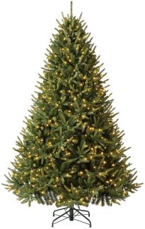 Evergreen Künstlicher Weihnachtsbaum Richmond Tanne | Inkl. LEDs | Grün | 228 cm