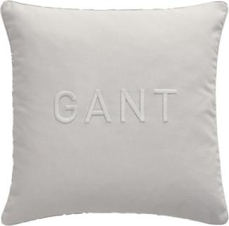 Gant Home Kissenhülle Baumwolle Gant Logo Grey (50x50cm) 853102401-160-50x50