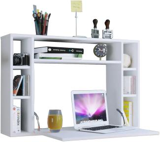 Schreibtisch Computer PC Laptop Büro Tisch Arbeitstisch Eiche Dekor