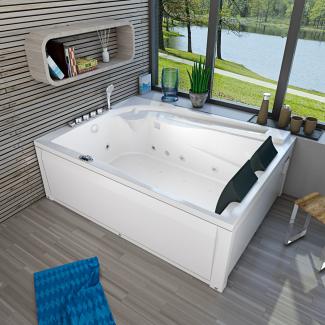 Whirlpool Pool Badewanne Wanne W12H-A-SC 135x180cm