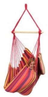 AMAZONAS AZ-2020125 Hanging hammock chair Without stand Indoor/outdoor Multicolour Red 120 kg 1300 mm