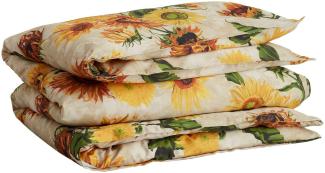 Gant Mako-Satin Bettwäsche Sunflower Print warm yellow | Bettbezug einzeln 155x220 cm