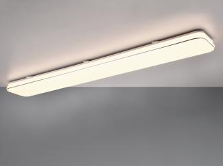 Flache LED Deckenleuchte BLANCA dimmbar, Warmweiß - 120cm lang