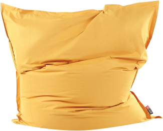 Sitzsack mit Innensack für In- und Outdoor 180 x 230 cm gelb FUZZY