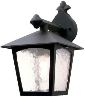 Außenleuchte, Wandlampe, ALU-Druckguss Glas, H 31 cm