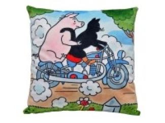 Kissen 30x30 cm, Kater Mikes, Moped