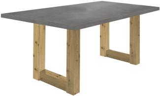 Esszimmertisch Eila 2 140 x 90 x 75 Esstisch Asteiche/Graphit 13331-140