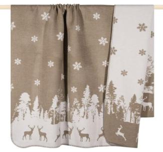 pad Decke Winter Wonderland Taupe (150x200cm) 11301-C50-1520