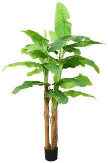 Künstlicher Bananenbaum mit Topf 285 cm Grün