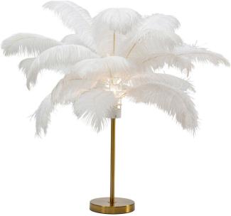 KARE Design Tischleuchte Feather Palm Weiß 60cm 53745