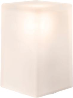 NEOZ kabellose Akku-Tischleuchte ICE Square/Round PRO LED-Lampe dimmbar 1 Watt 16x8,5 17,5x11 cm ICE Square 100/groß