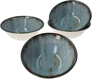 Madera Mint 4er Set Bowl-Schale 300ml 4 Personen Salat-Schüssel Dessert-Schälchen