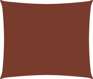 Sonnensegel Oxford-Gewebe Rechteckig 3,5x4,5 m Terrakottarot