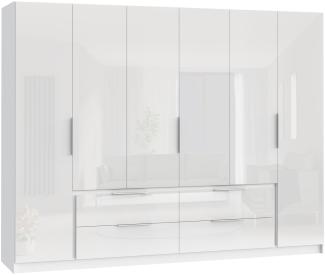 Kleiderschrank >LUANO< (BxHxT: 269,7x210,5x60 cm) in weiß