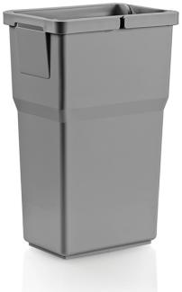 ELCO CASE SELECT - Abfallbehälter 8 Liter - in QUARZGRAU aus Polypropylen / Eimer / Behälter