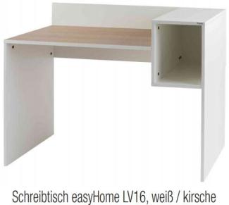 PAPERFLOW Schreibtisch easyHome LV16, weiß/kirsche