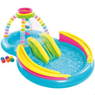 Aufblasbarer Pool für Kinder RAINBOW, INTEX