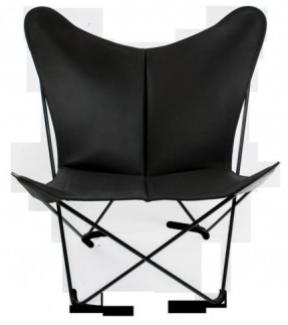 TRIFOLIUM Chair Stahl, schwarz pulverbeschichtet Schwarz