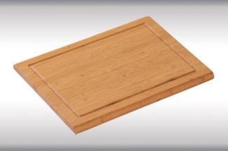 Kesper Tranchierbrett, Küchenbrett, Schneidebrett, aus FSC®-Bambus, Maße: 380 x 280 x 18 mm