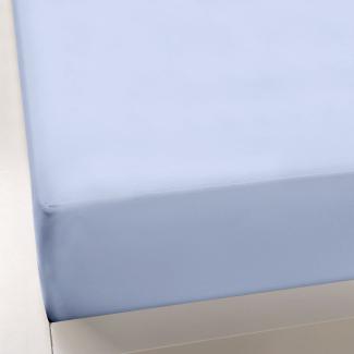 Formesse Jersey Spannbetttuch Bella Gracia | 120x200 - 130x220 cm | himmelblau