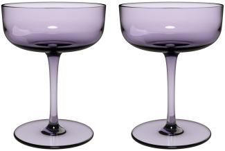like. by Villeroy & Boch Like Glass Sektschale / Dessertschale 100 ml 2er Set Lavender - DS