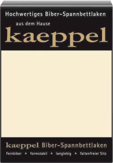 Kaeppel Biber Spannbettlaken Einfarbig Leinen 90x200 cm - 100x200 cm