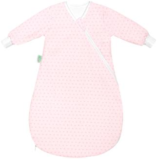 Odenwälder 1430 Jersey-Unterzieh-BabyNest springing dots, Größe in cm:60 cm, Farbe:rosé quarz