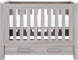Europe Baby Juno Babybett mit Schublade Grau 60 x 120 cm Grau